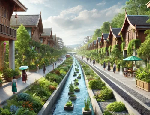 Green Urban Corridors for Water Management